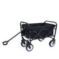 Minimeetall Multi-use Bag Collapsible Foldable Wagon Cart Beach Wagon Heavy Duty Utility Cart Utility Wagon Grocery Cart for for Camping ,3pcs  plastic Liner bag /Cover ,black Livingsource