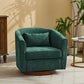 Swivel Accent Chair for Living Room, Sofa Chairs with Wood Base Side,  Comfy Swivel Accent Chair with Wide Upholstered, for Living Room Livingsource