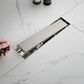 12 Inches Linear Shower Drain with Removable Cover, 304 Stainless Shower Drain  Included Hair Strainer and Leveling Feet - SolidRoot Buy Furniture USA