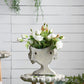 Cement Bust Wall Planter - Indoor Outdoor Home Garden Decor, 8" x 4" x 9" - SolidRoot Buy Furniture USA