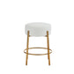 24" Tall, Round Bar Stools, Set of 2 - Contemporary upholstered dining stools for kitchens, coffee shops and bar stores - Includes sturdy hardware support legs Livingsource