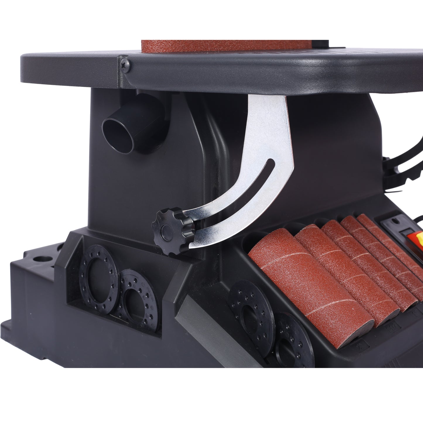 Vertical Oscillating Spindle Sander & Belt Sander, 2 IN 1 Combination Woodworking Machine