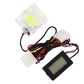 PC Computer 3-Way Flow Meter Digital Temperature Gauge for Water Cooling System Package Livingsource
