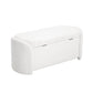 STORAGE OTTOMAN, Beige, Boucle Livingsource
