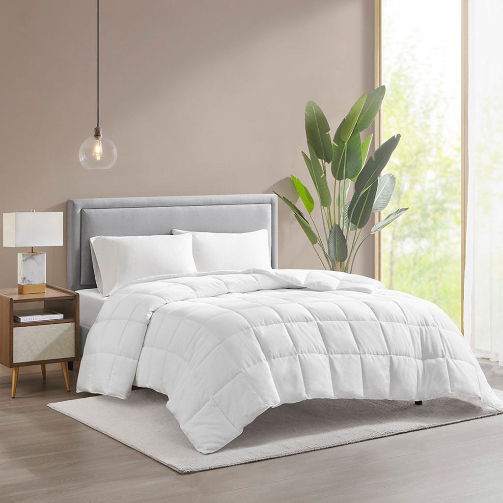 Cotton Down Alternative Featherless Comforter SolidRoot Buy Furniture USA