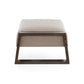Sleek and Stylish Ottoman, Beige Livingsource