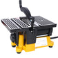 4" 90W Mini Table Saw Top Cut Off Miter Saw Multifunctional Desktop Saws w/ 3 Blades for Precision Cut Metal Wood Frame Molding Livingsource