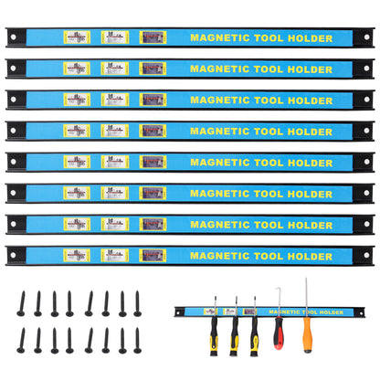 8PACK 18inch Heavy Duty Magnet Tool Bar,Magnetic Tool Holder,Magnetic Tool Holder Strip,for Workshop Garage SolidRoot Buy Furniture USA