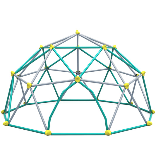 13ft Geometric Dome Climber Play Center, Kids Climbing Dome Tower , Rust & UV Resistant Steel Supporting 1000 LBS SolidRoot Buy Furniture USA