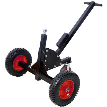 2-in-1 Heavy Duty 1,500lbs Trailer Dolly Load Capacity, Trailer Mover 2' Hitch Ball, 24''-35.4'' Adjustable Height Trailer RV Boat Livingsource