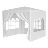 10'x10' Party Tent Outdoor Heavy Duty Gazebo Wedding Canopy + 4 Removable Walls SolidRoot Buy Furniture USA