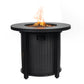 30inch Propane Round Fire Table 40000BTU Propane Fire Pit Table - SolidRoot Buy Furniture USA