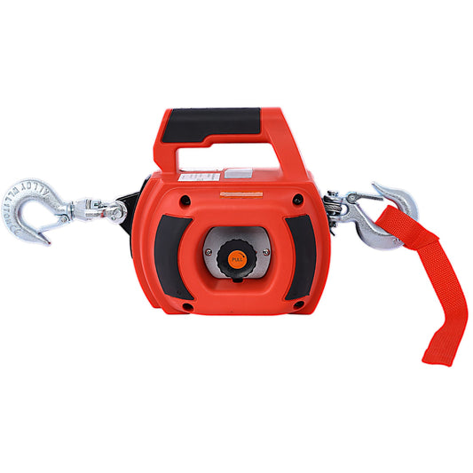 Drill Winch Hoist Portable Drill Winch of 750 LB Capacity with 40 Feet Steel Wire Drill Winch for Lifting & Dragging Livingsource