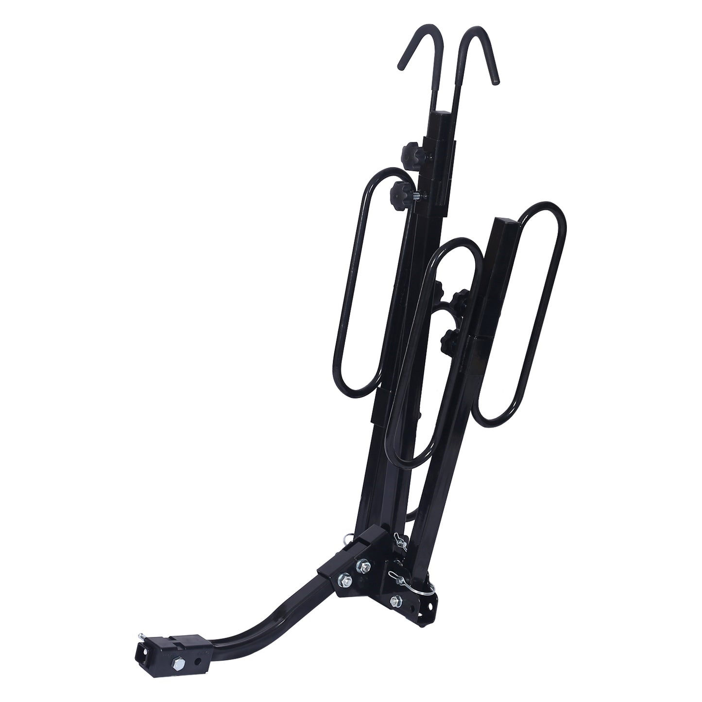 2 Bike Carrier Platform Hitch Rack Bicycle Rider Mount Fold Receiver 2"