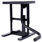 Motorcycle Dirt Bike Stands and Lifts Jack Stand Steel Lift 11"-16.5" Adjustable Height 330 LBS Load Capacity Heavy Duty Steel  Black Livingsource