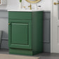20" Bathroom Vanity with Sink, Vanity Cabinet with Door Shelf and Adjustable Shelf, Green Livingsource