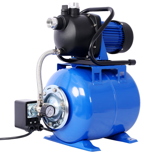 1.6HP Shallow Well Pump with Pressure Tank,garden water pump, Irrigation Pump,Automatic Water Booster Pump for Home Garden Lawn Farm - SolidRoot Buy Furniture USA