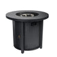 30inch Propane Round Fire Table 40000BTU Propane Fire Pit Table - SolidRoot Buy Furniture USA