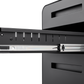 3 Drawer Mobile File Cabinet Under Desk Office,Simple Style Versatile Storage Cabinet for Legal/Letter/A4 Files, 5 Wheel Design Anti-Tilting Cold Rolled Steel Waterproof Moisture-Proof Black Livingsource
