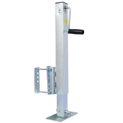 Heavy Duty Trailer Jack, Fixed Mount Jack w/Drop Leg, 28.6 in. of Lift, Max Load 2,500 Lbs Livingsource
