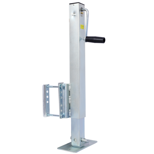 Heavy Duty Trailer Jack, Fixed Mount Jack w/Drop Leg, 28.6 in. of Lift, Max Load 2,500 Lbs SolidRoot Buy Furniture USA