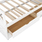 Multi-Functional Daybed with Drawers and Trundle, White - SolidRoot Buy Furniture USA