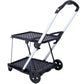 Collapsible Utility Cart Multi Use Functional Collapsible Shopping Carts 2-Tier Collapsible Shopping Cart with Baskets Carrito para Supermercado con Ruedas Livingsource