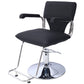 Stainless steel frame,Fashion style Hair Salon Chair Styling Heavy Duty Hydraulic Pump Barber Chair Beauty Shampoo Barbering Chair for Hair Stylist Women Man,with Barber Cape (Black) Livingsource