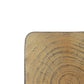MGO Twist Shape Side Table, Wood-like texture, Natural Color Livingsource