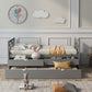 Multi-Functional Daybed with Drawers and Trundle, Gray - SolidRoot Buy Furniture USA