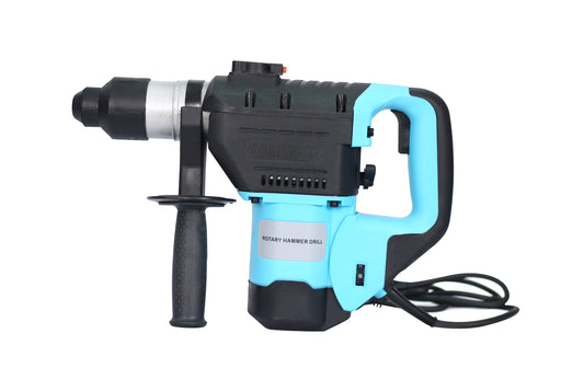 Rotary Hammer 1100W(Blue + Black) 1-1/2"  SDS Plus Rotary Hammer Drill 3 Functions Livingsource