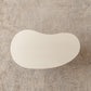 Cloud Coffee Table, 35.43" Irregular Cream Beige Coffee Table with 3 Legs, Modern Center Table for Living Room, Indoor Tea Table, Easy Assembly Livingsource