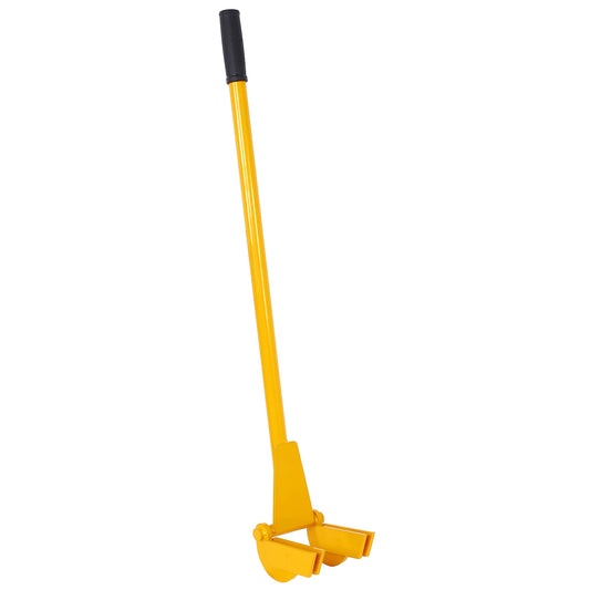 Pallet Buster Tool in Yellow with 43in Long Handle – Deck Wrecker Pallet Tool Pry Bar, Deck Board Removal Tool