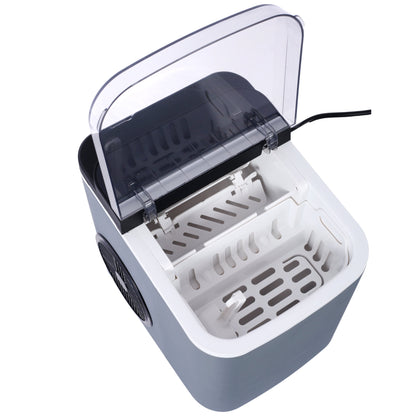 Ice Maker Countertop, Portable Ice Machine, Self-Cleaning Ice Makers with Basket and Scoop, 9 Cubes in 6 Mins, 26 lbs per Day, Ideal for Home, Kitchen,ETL and FDA certificate. Livingsource
