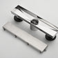 12 Inches Linear Shower Drain with Removable Cover, 304 Stainless Shower Drain  Included Hair Strainer and Leveling Feet - SolidRoot Buy Furniture USA