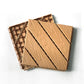 Plastic Composite Deck Tiles Set of 35pcs, Composite Decking Resist Rust, Water, Weather, Easy to DIY & Maintain, Ideal for Patios, Balconies, Rooftops, Decks, Indoor&Outdoor, 12x12" Wood color - SolidRoot Buy Furniture USA