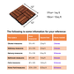 Acacia Wood Interlocking Deck Tiles Checker Pattern, 10PCS 12" x 12" Square Brown Acacia Hardwood Outdoor Flooring for Patio, Bancony, Pool Side,... - SolidRoot Buy Furniture USA