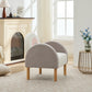 Accent Chair Sofa, Toddler Fabric with Solid Wooden Frame,Rainbow Design Livingsource