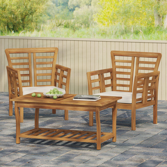 CAYDON 2 CLUB CHAIRS + TABLE SolidRoot Buy Furniture USA