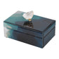 8.5" x 5" x 5" Bethany Aqua Jewelry Box, Stackable Decorative Storage Boxes With Lids - SolidRoot Buy Furniture USA