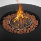 30inch Propane Round Fire Table 40000BTU Propane Fire Pit Table - SolidRoot Buy Furniture USA