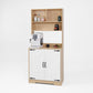 Pantry Cabinet with 2 Doors, 3-Tier Modern Kitchen Cabinet with Shelves, Freestanding Larder Cupboard, Kitchen Pantry Storage Cabinet for Kitchen, Dining Room Livingsource