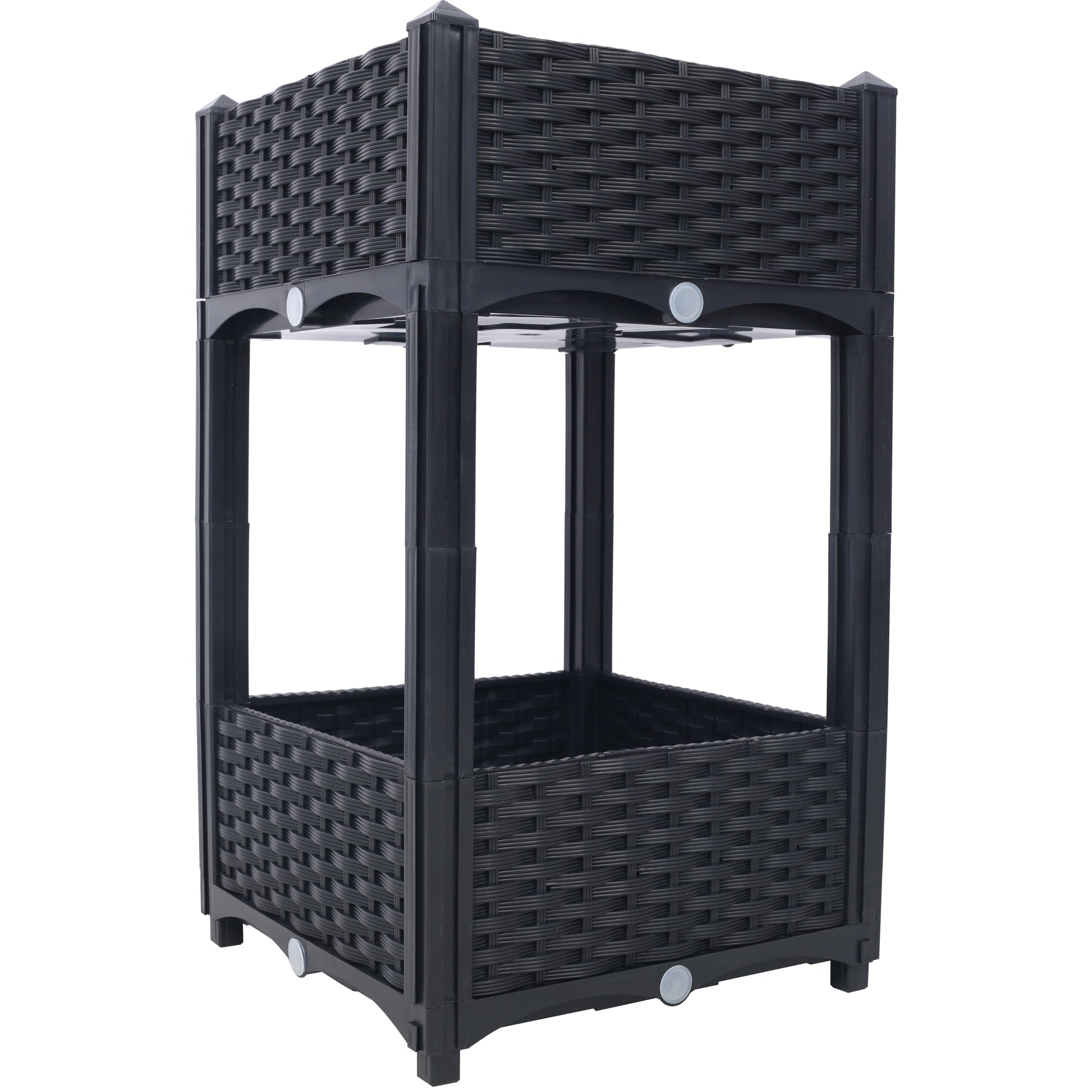 Planter Raised Beds - Elevated Planter Garden Box with Drainage Plug Raised Garden Beds for Vegetable/Flower/Herb Outdoor Standing Planter Beds Gardening Kit,Black,15.7'x15.7'x27.7'


Downloads: 0 
P SolidRoot Buy Furniture USA