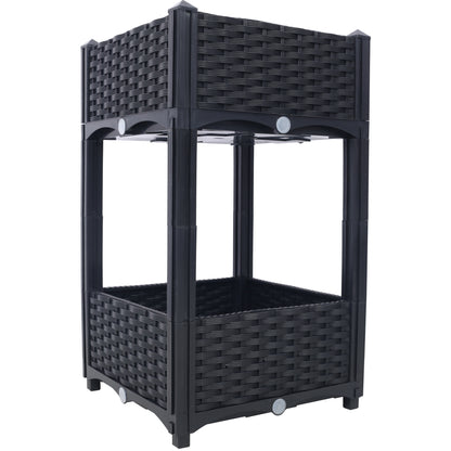 Planter Raised Beds - Elevated Planter Garden Box with Drainage Plug Raised Garden Beds for Vegetable/Flower/Herb Outdoor Standing Planter Beds Gardening Kit,Black,15.7'x15.7'x27.7'


Downloads: 0 
P SolidRoot Buy Furniture USA