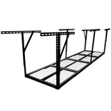 2x8 Ft Overhead Garage Storage Rack, Black - Heavy Duty Adjustable Ceiling Shelf (450 lbs Capacity), Metal Organization System for Garage Storage SolidRoot Buy Furniture USA