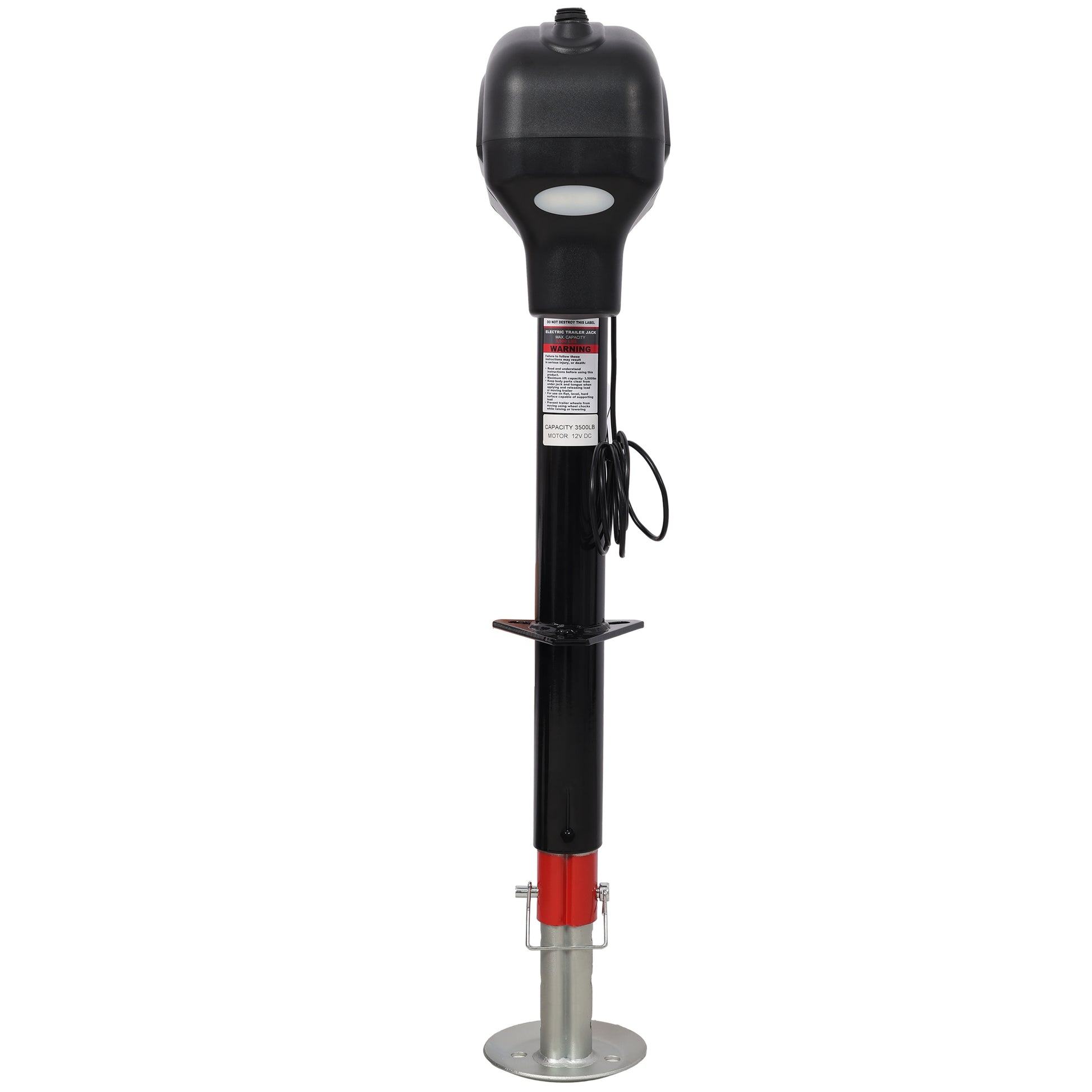 3500lbs Electric Power Tongue Jack for RV Trailer & Camper w/waterproof cover 12V DC SolidRoot Buy Furniture USA