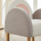 Accent Chair Sofa, Toddler Fabric with Solid Wooden Frame,Rainbow Design Livingsource