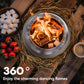 Smokeless Fire Pit, 304 Stainless Steel Tabletop Firepit Wood Pellets Burning Fire Pits for Camping, Bonfire, Low Smoke Portable Firepits for Outdoor Patio Backyard Livingsource