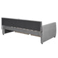 Twin Size Upholstered daybed with Drawers, Wood Slat Support, Gray - SolidRoot Buy Furniture USA