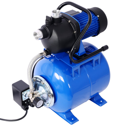 1.6HP Shallow Well Pump with Pressure Tank,garden water pump, Irrigation Pump,Automatic Water Booster Pump for Home Garden Lawn Farm - SolidRoot Buy Furniture USA